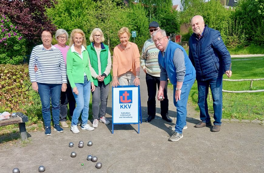 Miteinander eine ruhige Kugel schieben